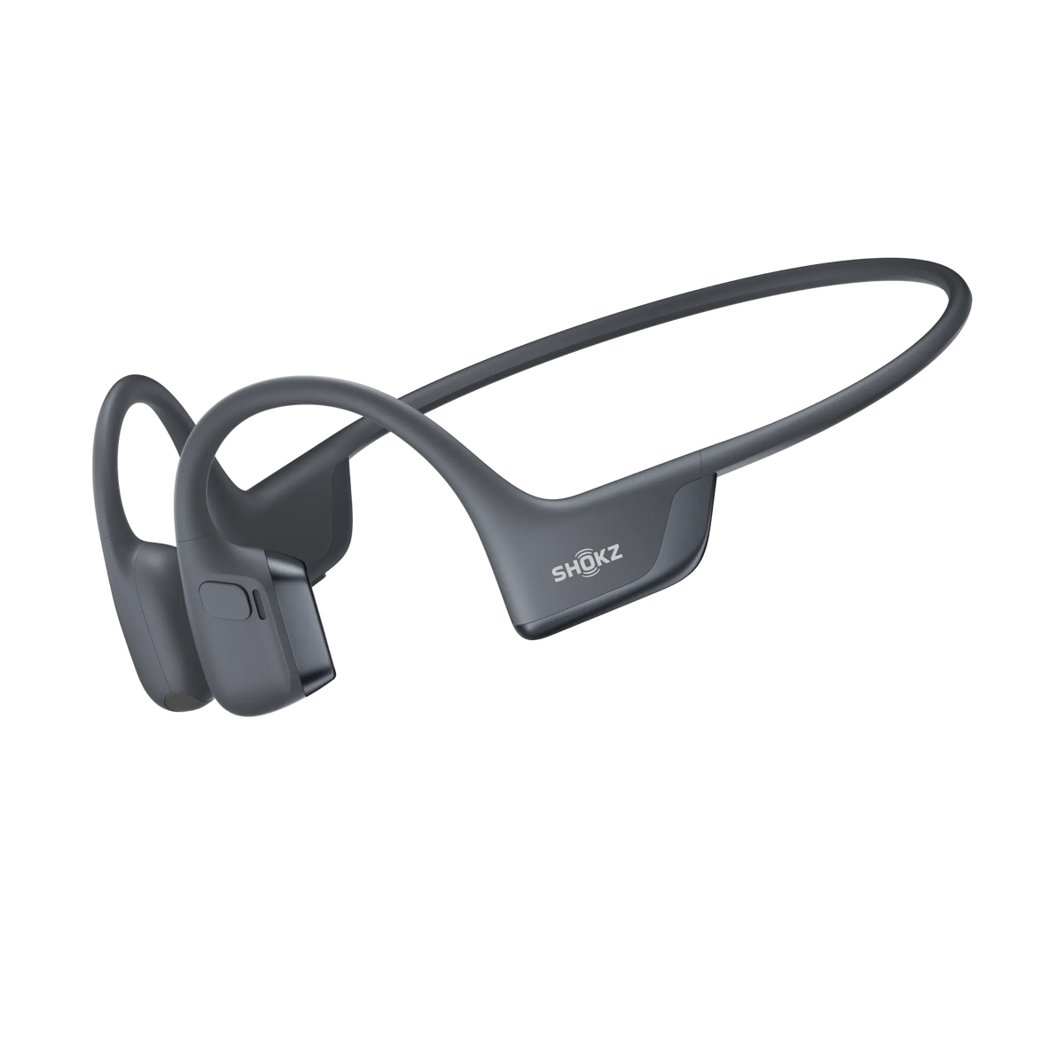 bone conduction headphones on white background